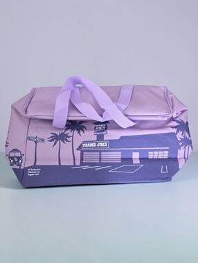 TRADER JOE'S Lavender Insulated Bag-Large